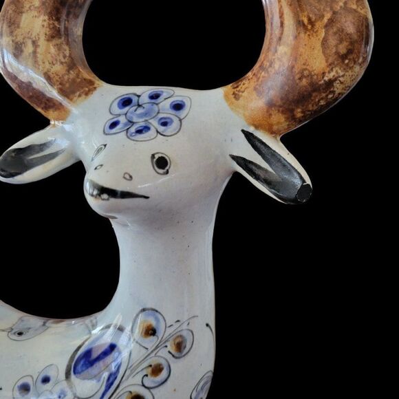 Vintage El Palomar Deer Ken Edwards Blue Deer - Picture 8 of 12